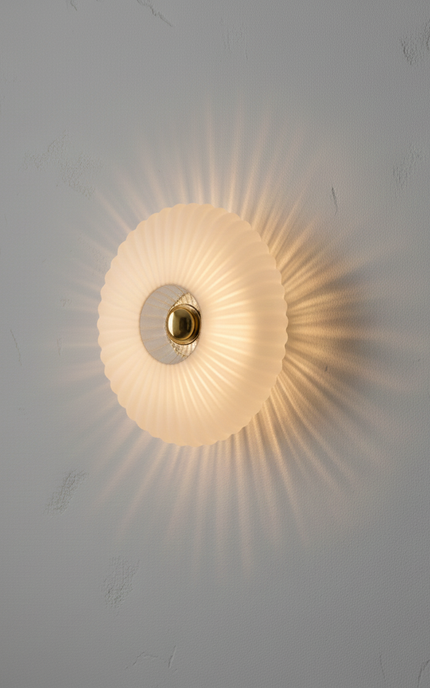 Applique Disque Texturée - Solaire