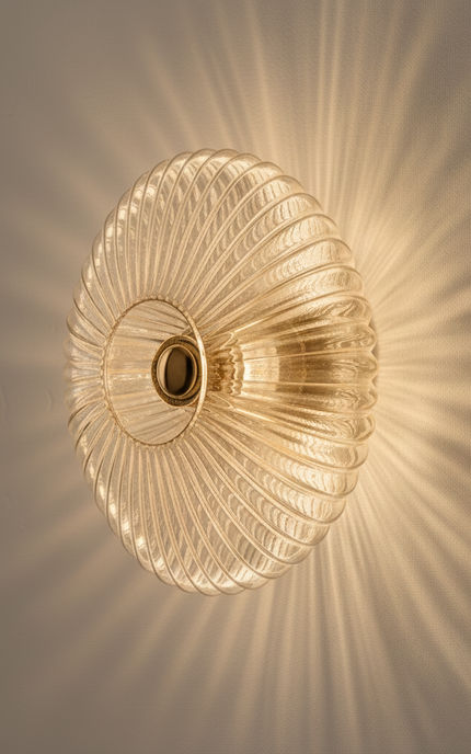 Applique Disque Texturée - Solaire