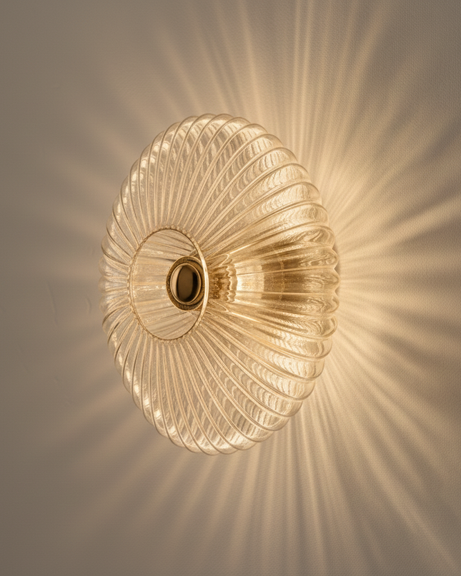 Applique Disque Texturée - Solaire