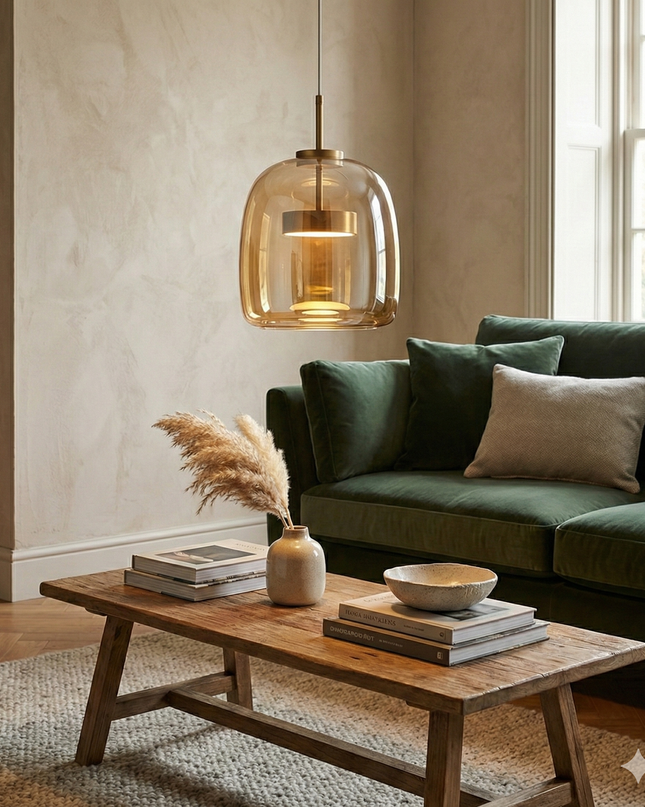 Suspension Vintage - Cognac