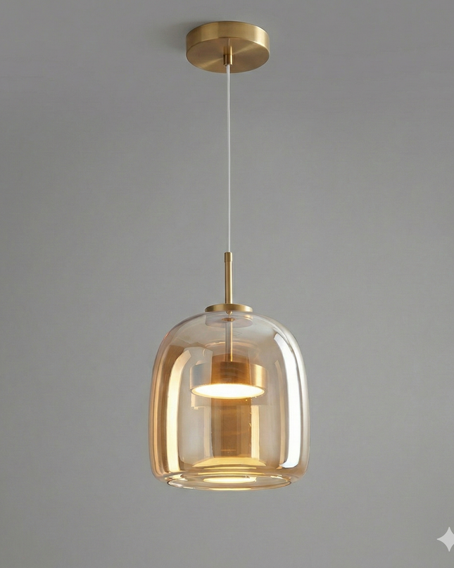 Suspension Vintage - Cognac