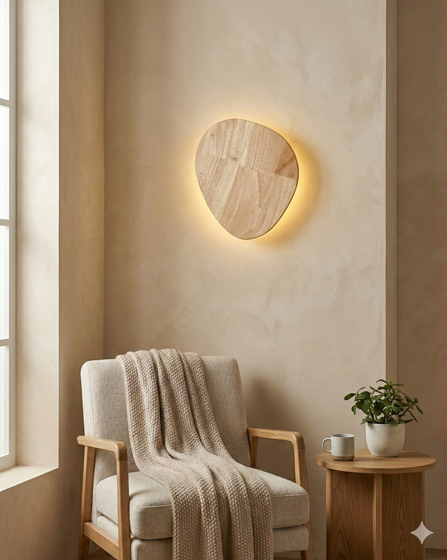 Applique Murale Organique - Galet